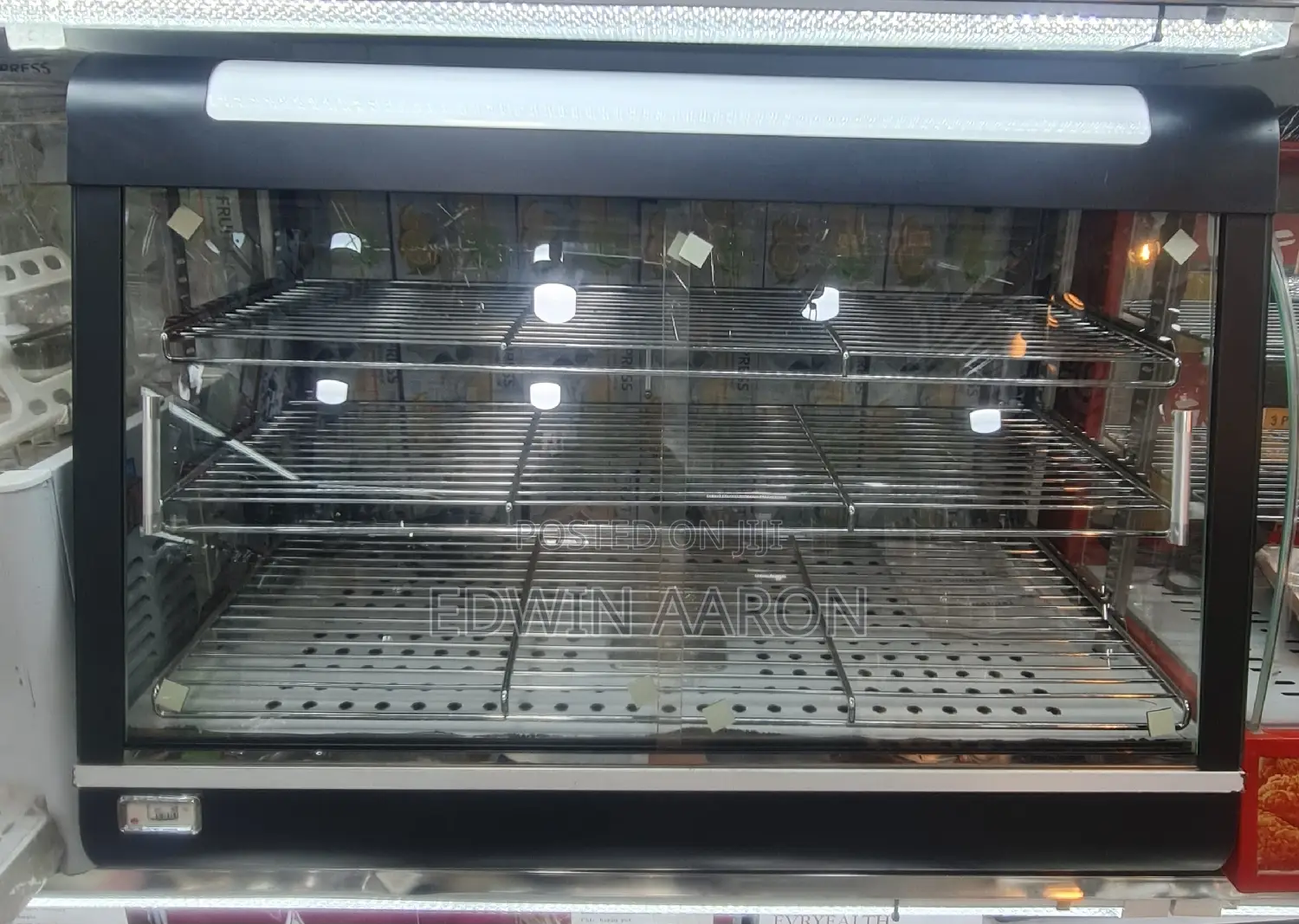 Black Electric Display Warmer