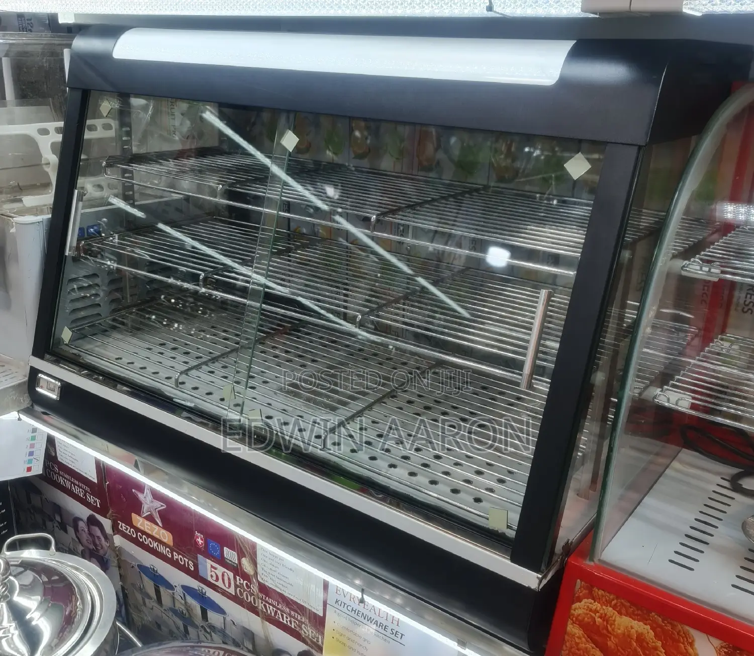 Black Electric Display Warmer
