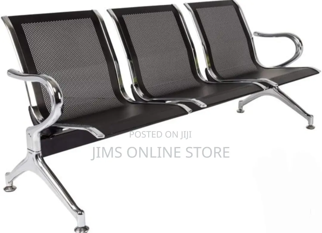 Aluminium Waiting Chair Blue, Wholesale