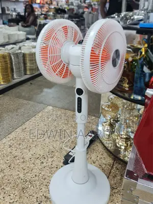 360° Double Headed Rotating Fan