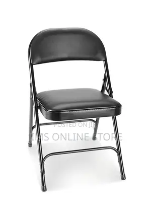 Simple Foldable Chair Black