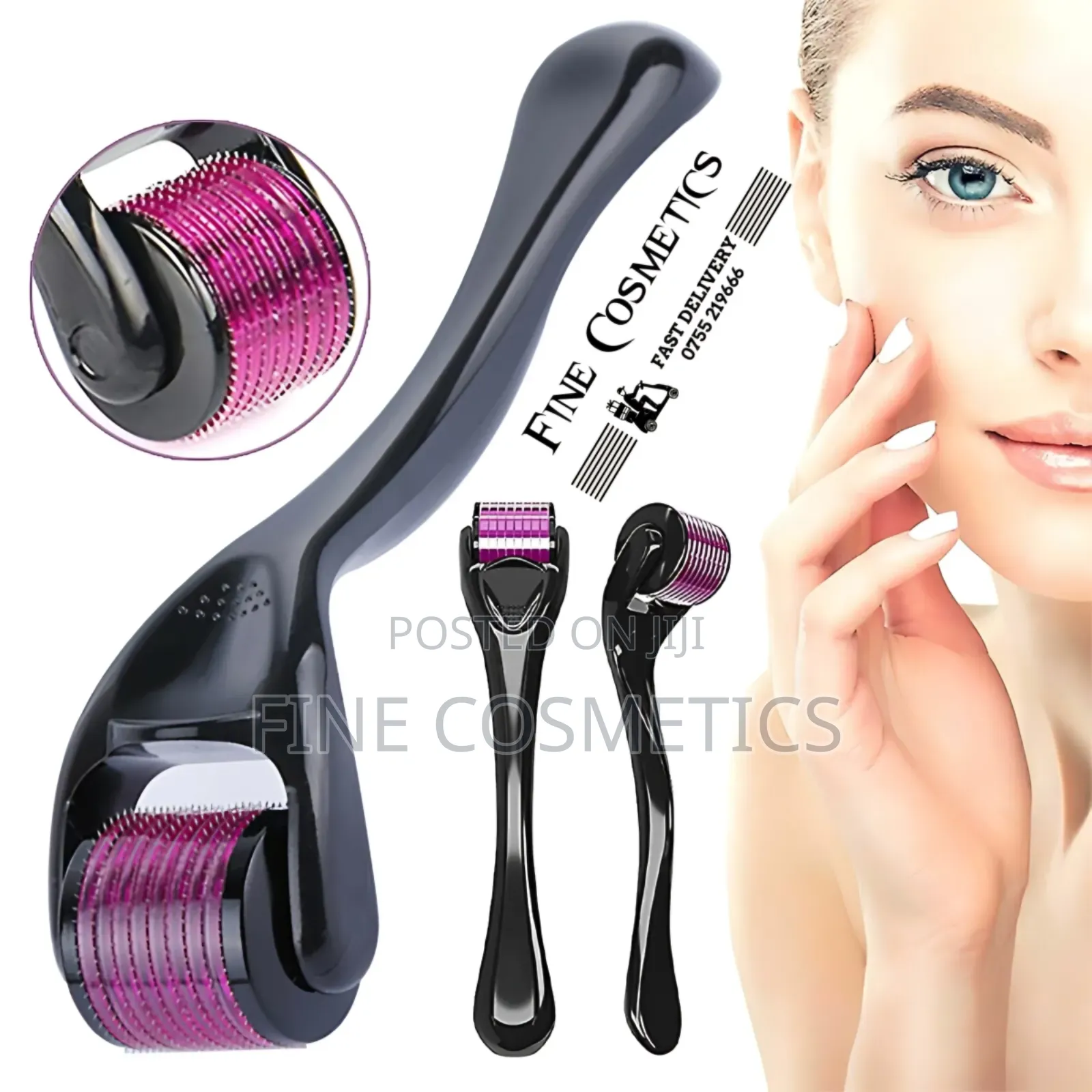DERMA ROLLER SYSTEM, For Hair + Skin, Cell Regeneration Tool