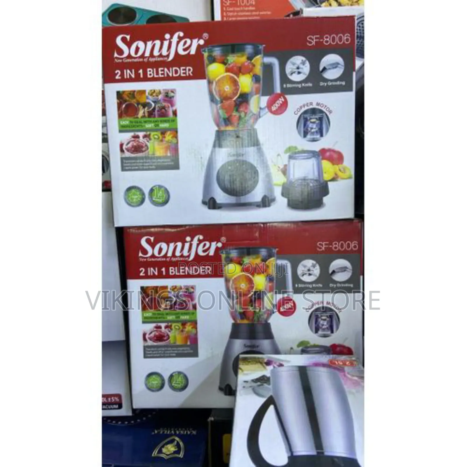 Sonifer 2 in 1 Unbreakable Blender