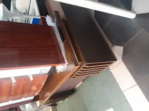 Nice Desk Front Design Brown