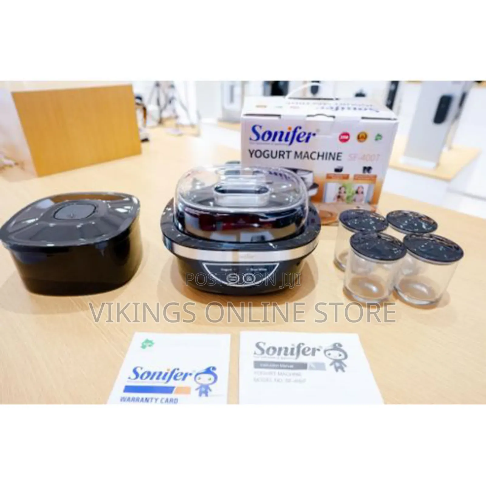 Sonifer Electric Automatic Yoghurt Maker Machine Black