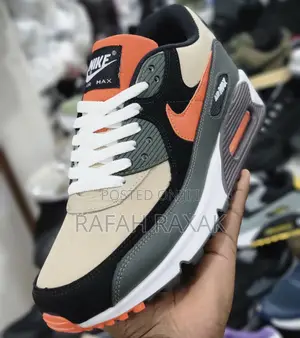 Original Nike Air Max 90 Dark Army/Olive/Orange Sneaker
