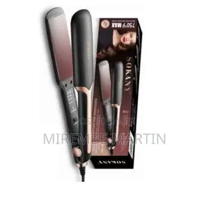 Sokany Electric Hair Straightening Brush.