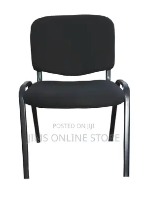 Genuine Visitors Chair/ Waiting Chair Black