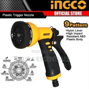 INGCO Plastic Trigger Nozzle Adjustable 9 Pattern