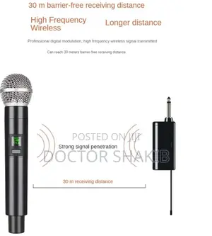 Durable Wireless Professional Microphone