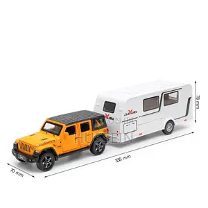 Benz G63 Cullinan Wrangler Trailer Alloy Model Car Toy