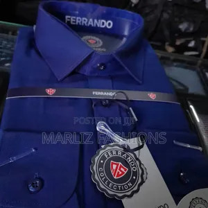 Navy Blue Men's Shirt