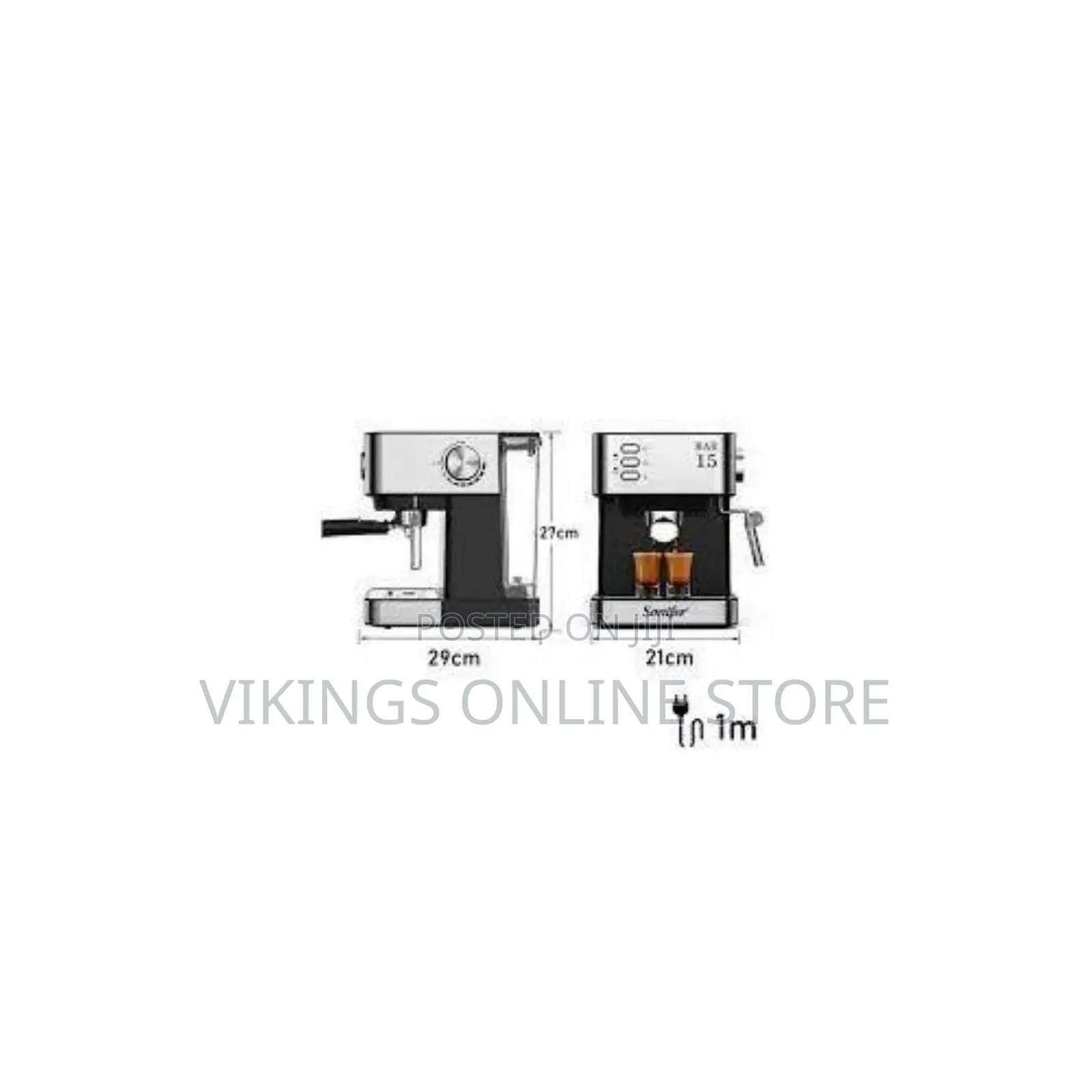 Sonifer 1.6L Espresso Machine Coffee Maker