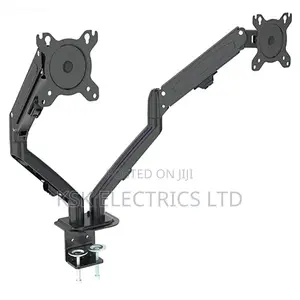 Double Arm Gas-strut Desktop Monitor Stand