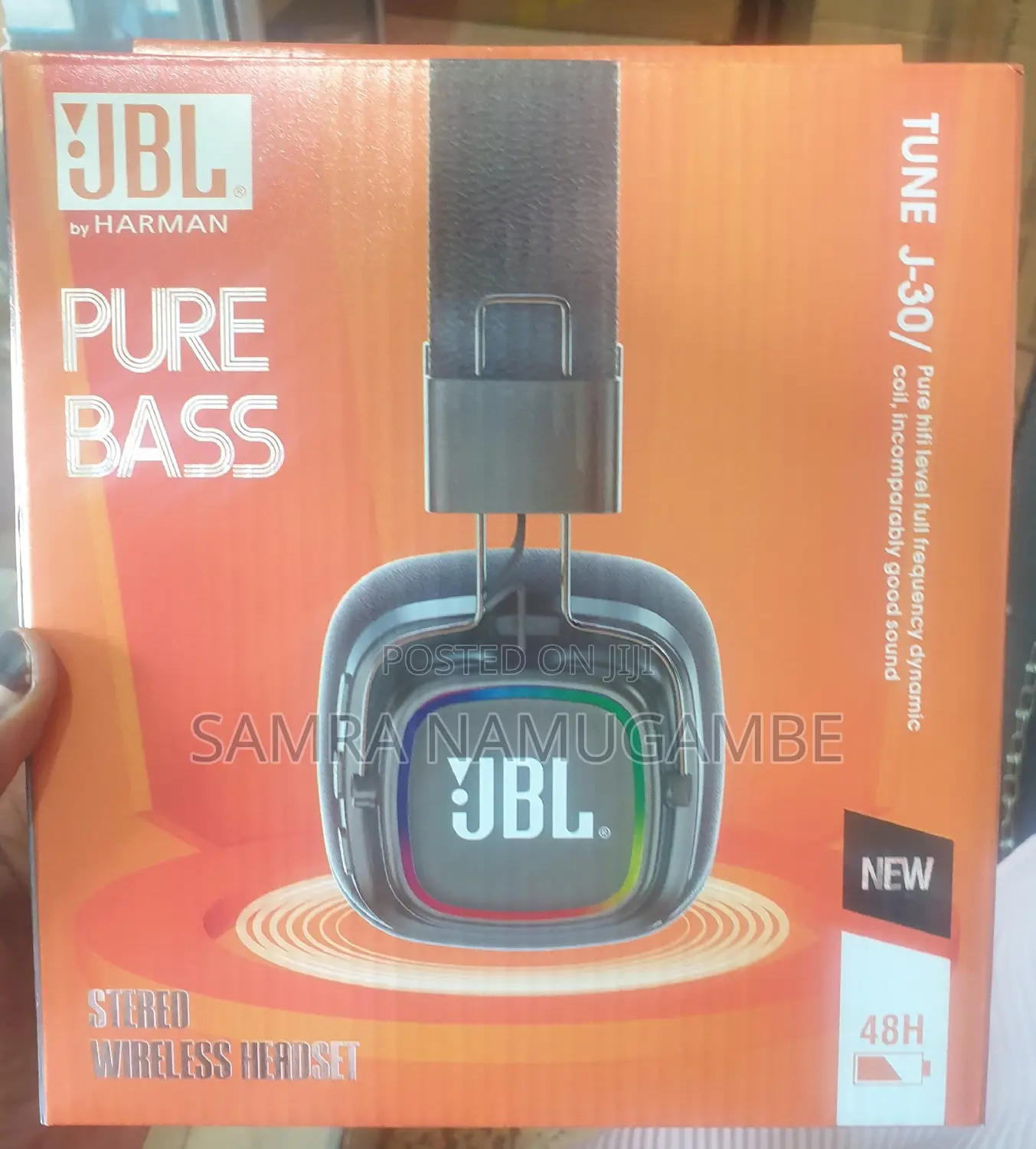 JBL Pure Bass Head Phones