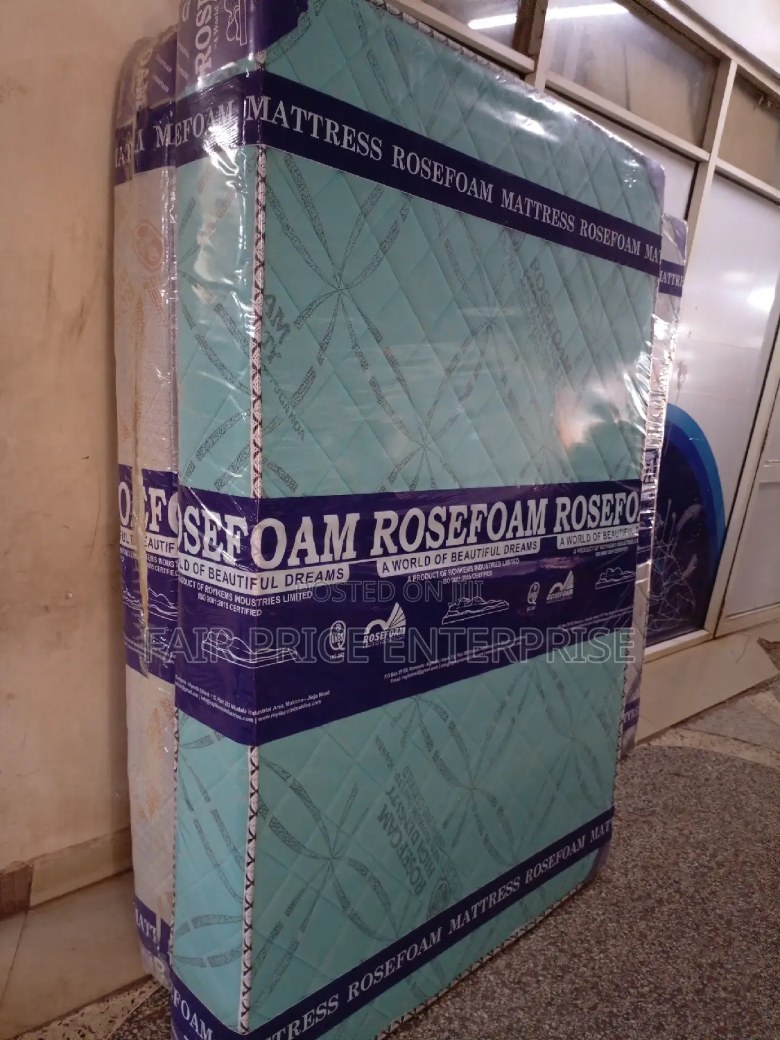 Mattresses High Density Smart 3x6x6 Inches Rosefoam