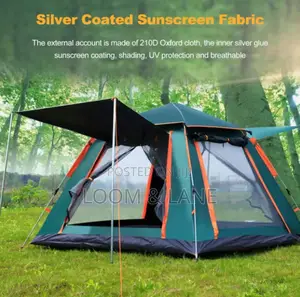 4 Persons Heavy Duty Automatic Camping Tent