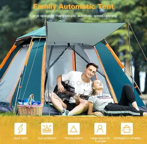 4 Persons Heavy Duty Automatic Camping Tent