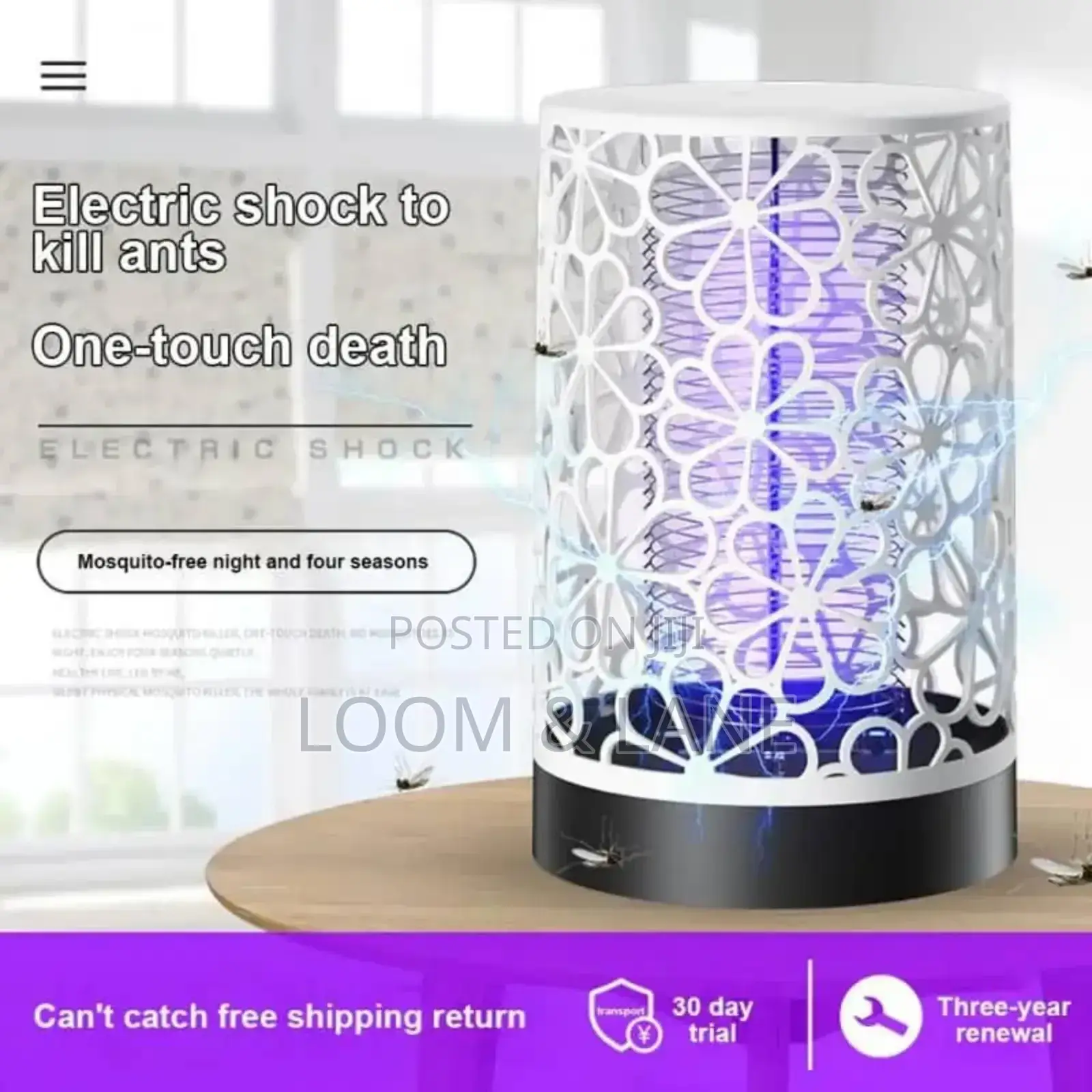 Electric Shock Mosquito Killer Lamp
