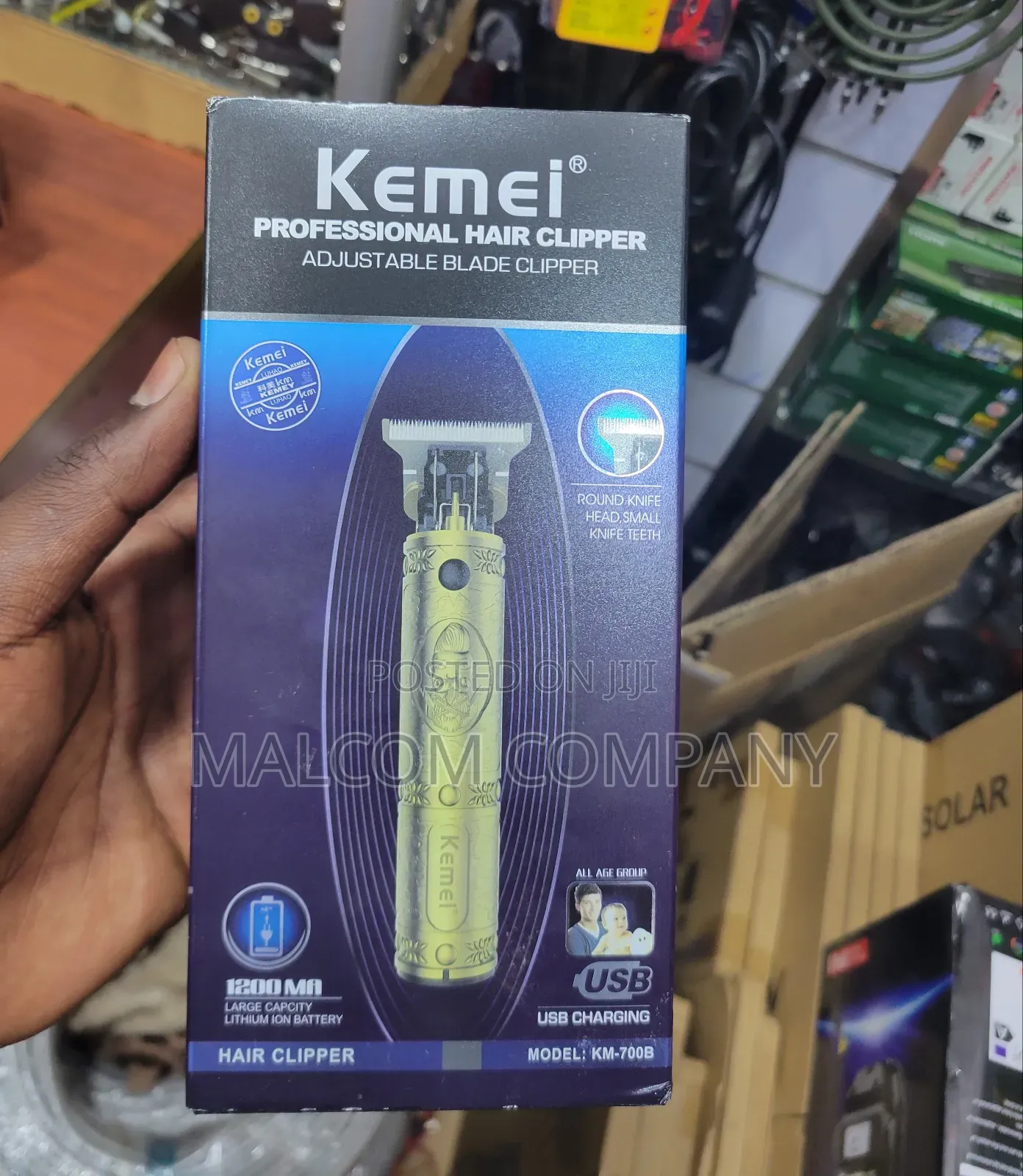 Adjustable Hair Clipper for Home and Commercial Use.