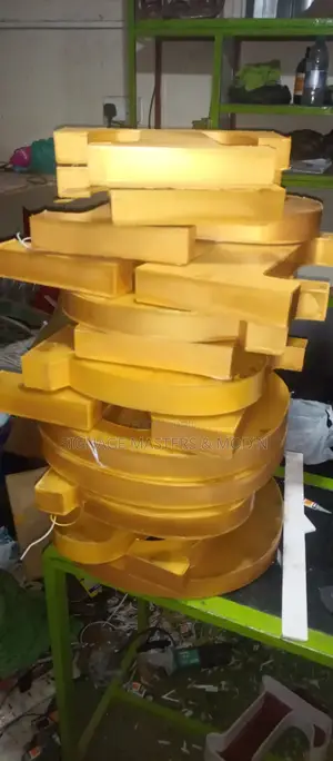 3d Mirror Gold Acrylic Letters