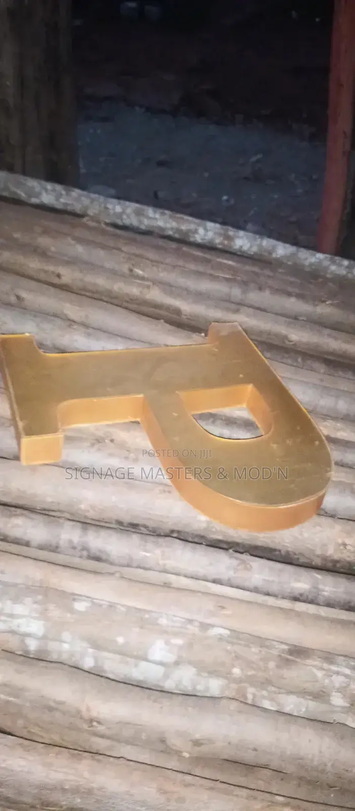 3d Mirror Gold Acrylic Letters
