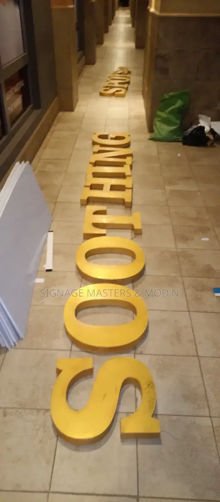 3d Mirror Gold Acrylic Letters