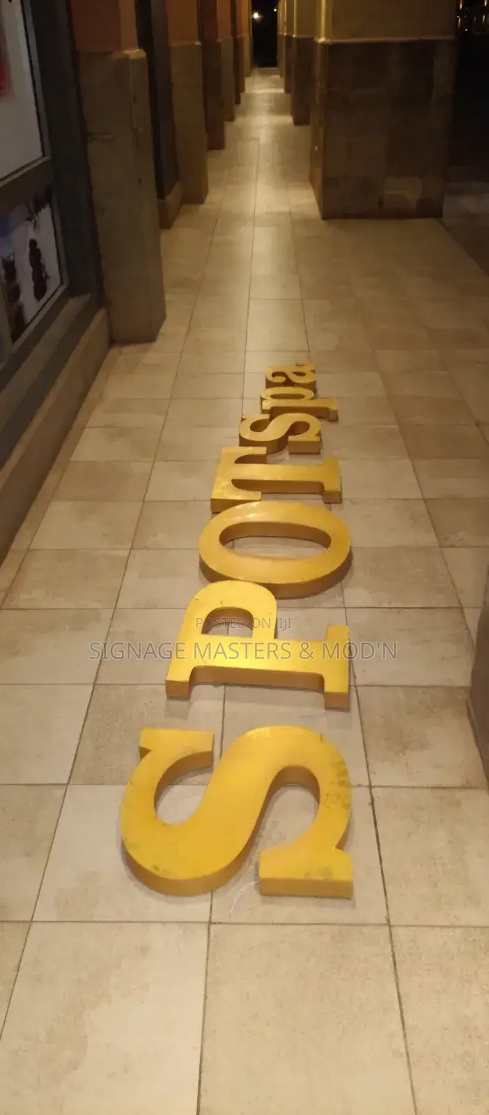 3d Mirror Gold Acrylic Letters