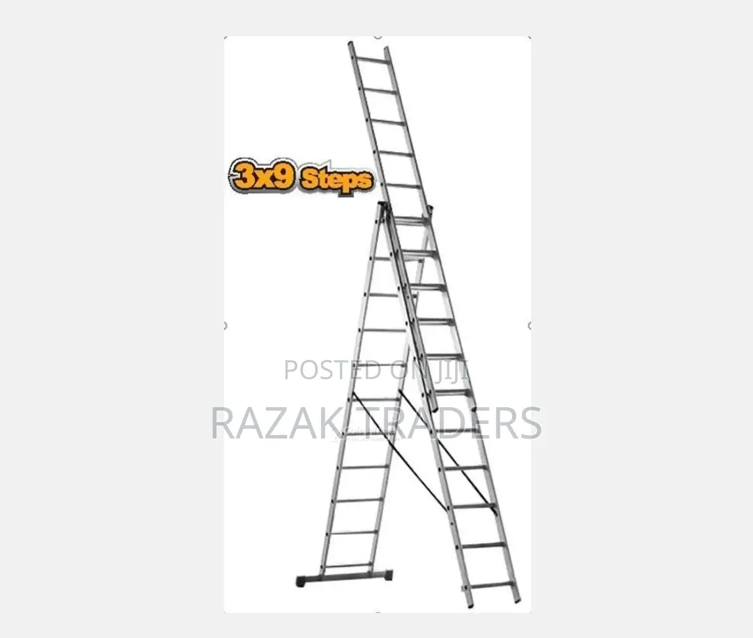 Ingco Double Side Ladder (HLAD03391) 3×9steps High
