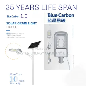 100w Blue Carbon Solar Street Lights 1.0 Vv