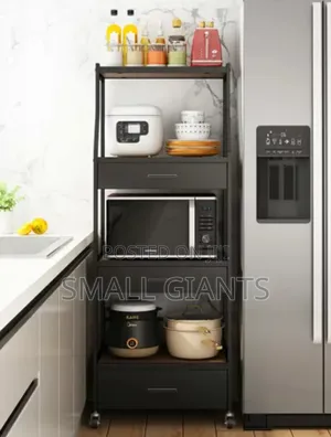 Floor Multi-Layer Household Pull Out Kitchen Shelf/Rack