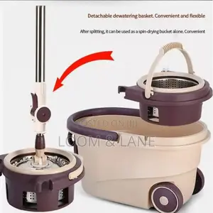 Rotational Spin Mop With Bucket