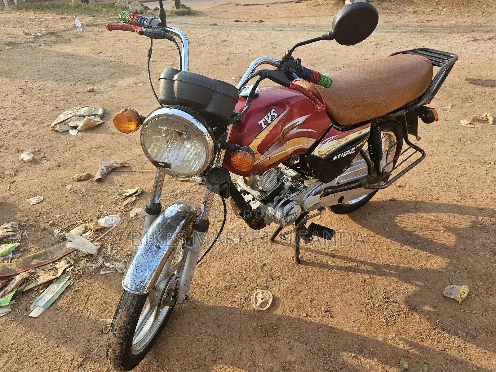 TVS XL 100 2017 Red
