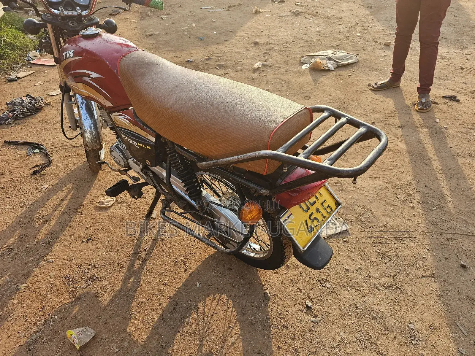 TVS XL 100 2017 Red