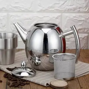 Stainless Steel Teapot With Strainer and Infuser