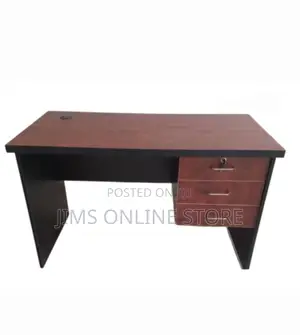 Office Table 120cm Mahogany Colour