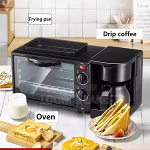 3 in 1 Breakfast Maker Oven Frying Pan and Drip Coffee
