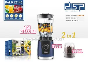 2 in 1 Glass Jar DSP Blender