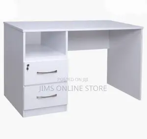 White Office Desk Made on Order 120cm