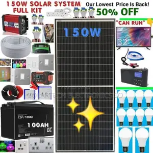 150w Complete Solar System