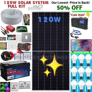 120W Complete Solar System.