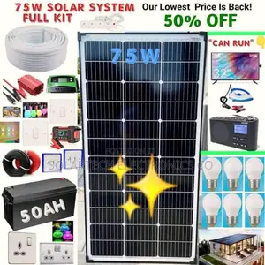 75W Complete Solar System