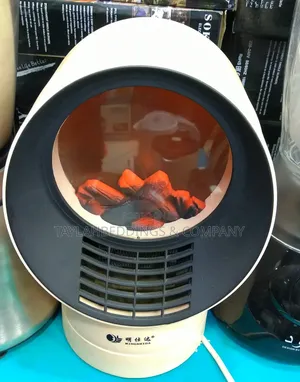Fireplace Heater With Realistic Faux Flame Effect