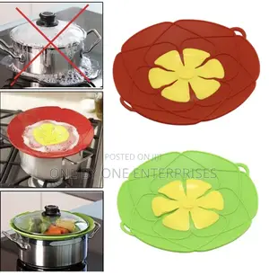 Silicone Lid Spill Stopper Cover Vegetables Steamer