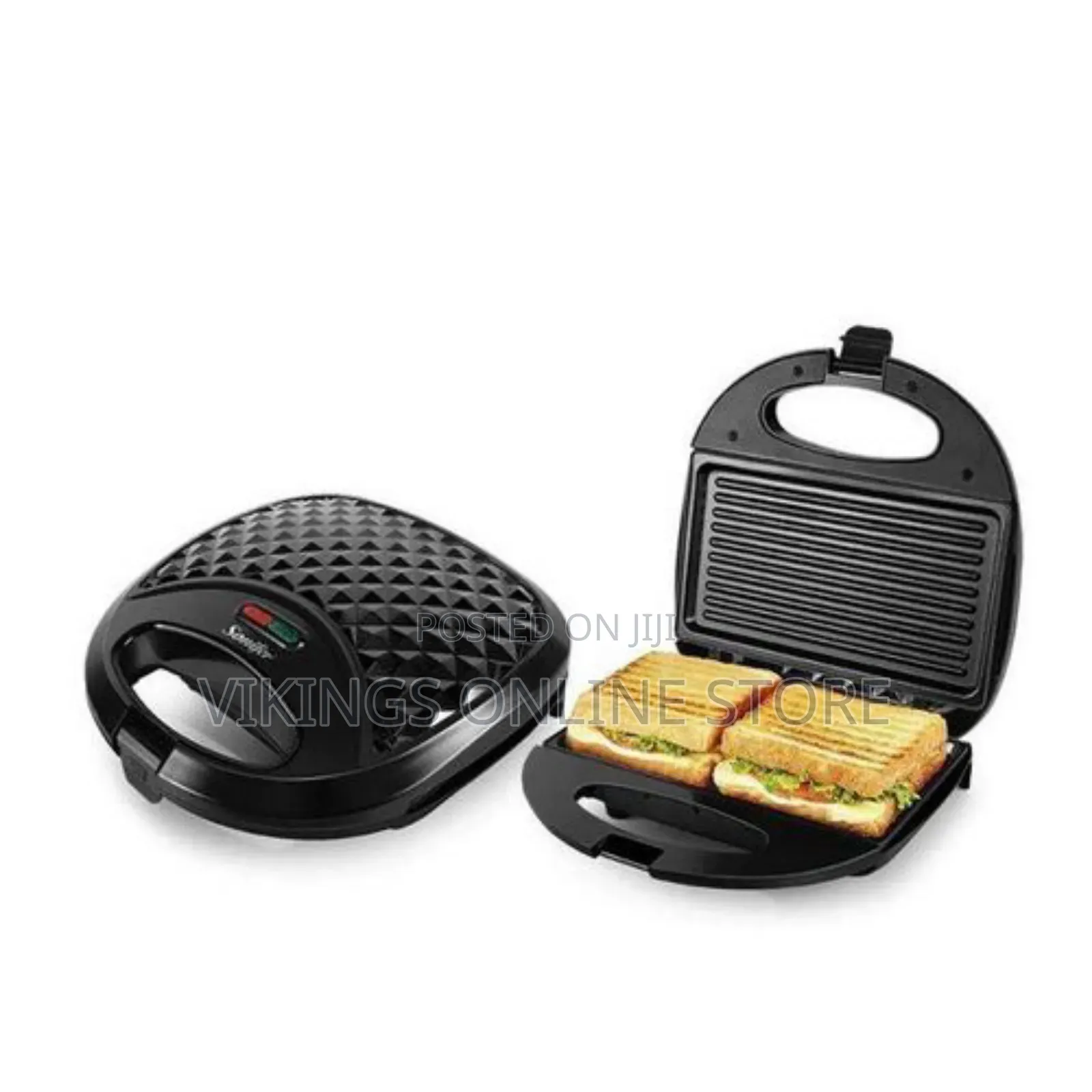 Sonifer Electric Sandwich Maker Grill Plate for Snacks