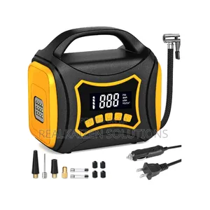 KODAGIA Portable Air Tire Compressor 12VDC|110VAC Dual Power