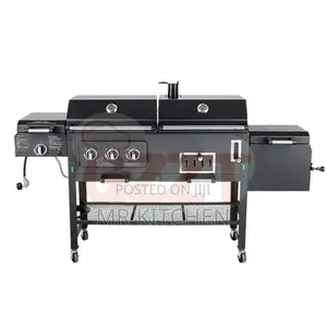 Double Barbecue Grill (Gas and Charcoal)