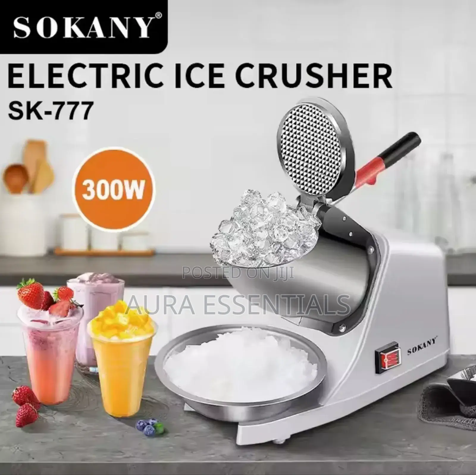 Sokany Electric Ice Crusher Machine