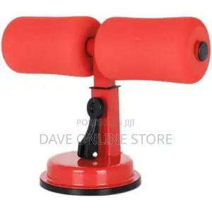 Thigh, Tummy Trimmer Self Sunction Sit-Up Bar - Red