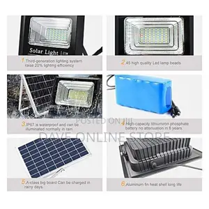 Solar Security Light 60 Watts Floodlight